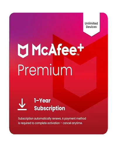 McAfee+ Premium Unlimited Devices AntiVirus Software