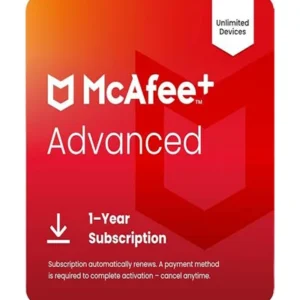 McAfee+ Advanced Unlimited Devices AntiVirus Software