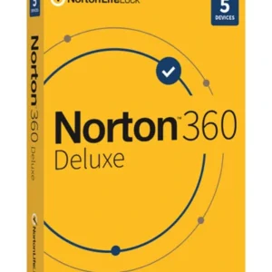 Norton 360 Deluxe Antivirus software for 5 Devices
